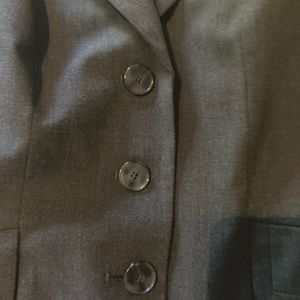 Dark gray blazer